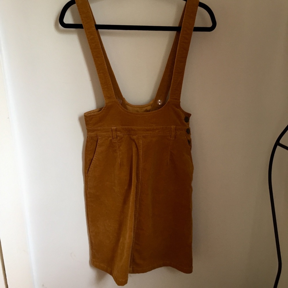 Mod Cloth corduroy overall jumper dress